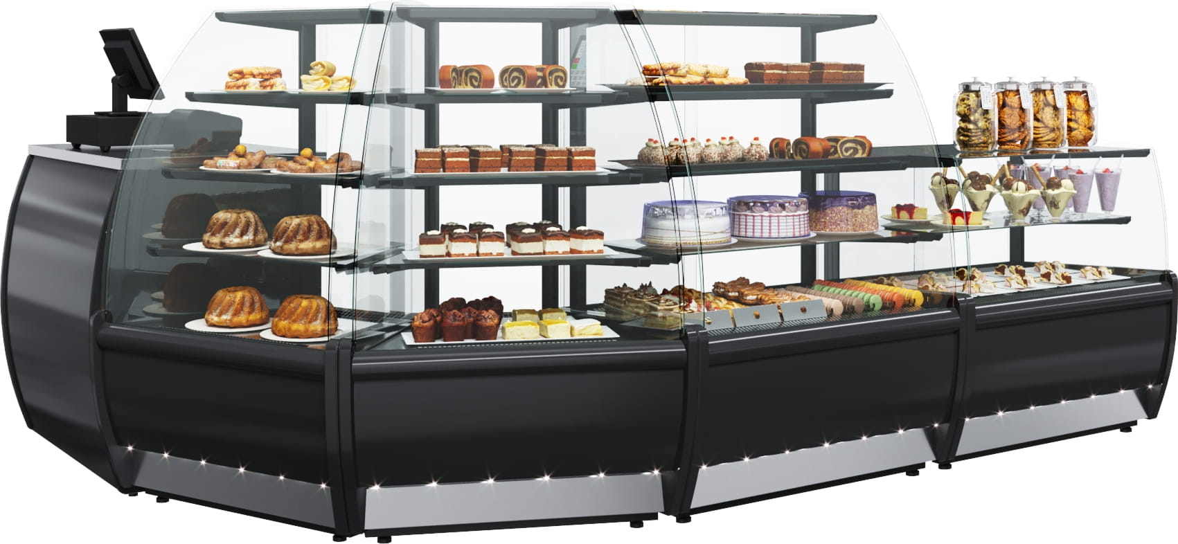 Тепловая витрина CARBOMA FLANDRIA LIGHT K70 SH 0,9‑1