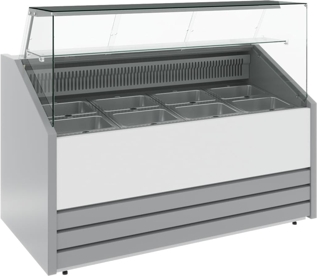 Холодильная витрина CARBOMA COLORE GC75 SM 1,2‑1 9006‑9003 