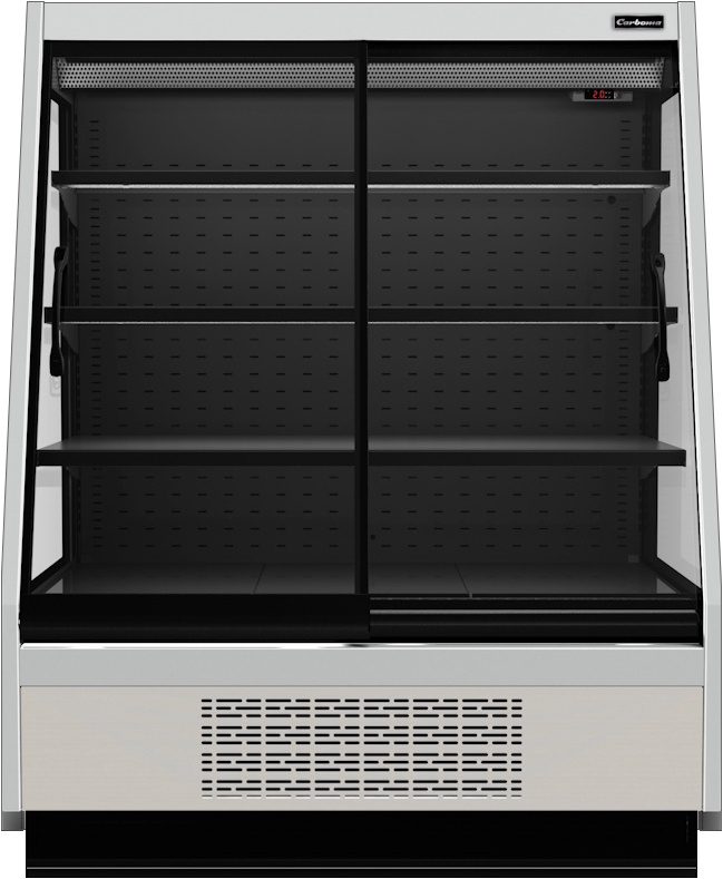Холодильная горка CARBOMA TOKYO 2 STANDARD F16‑08 VV 1,0‑1 X1 2.0 INOX 